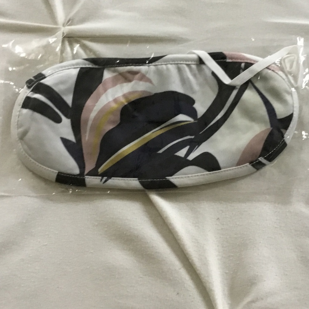 Jean Pierre Klifa-Elegant Women's Sleep/Eye Mask - Black, White, Pink